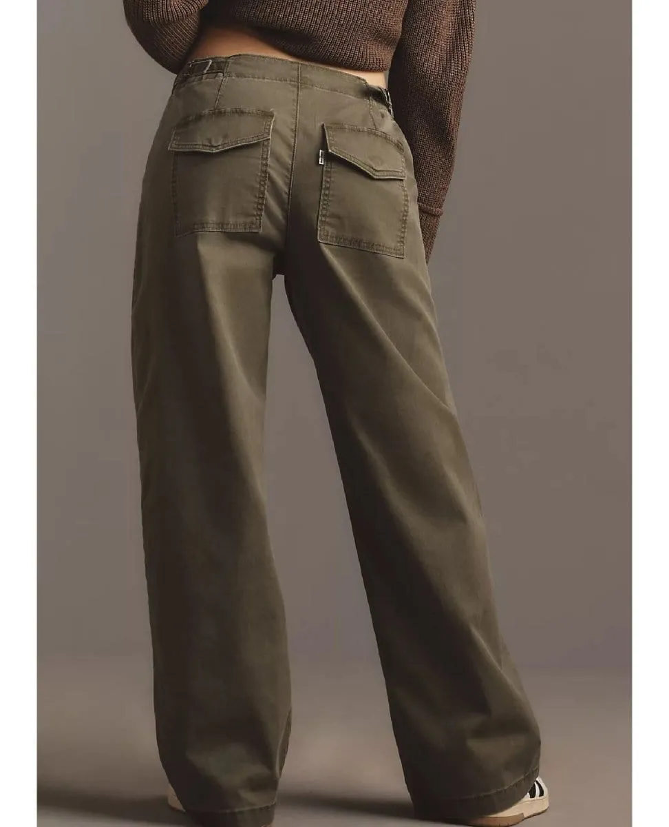 Levi's Surplus Straight Pants Dark Green