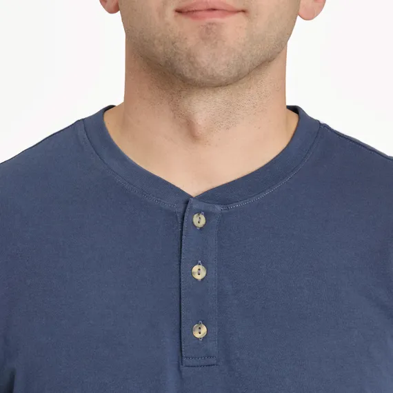 Life is Good Men's Crusher Lite Henley