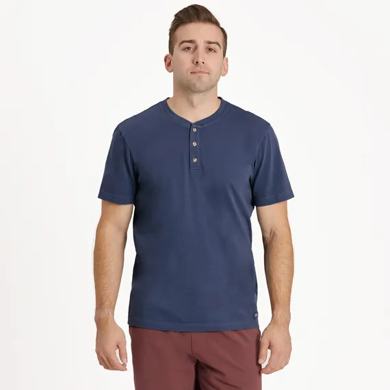 Life is Good Men's Crusher Lite Henley
