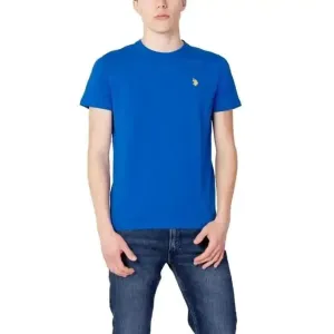 Light Blue US Polo Assn Long-Sleeve T-Shirt for Men