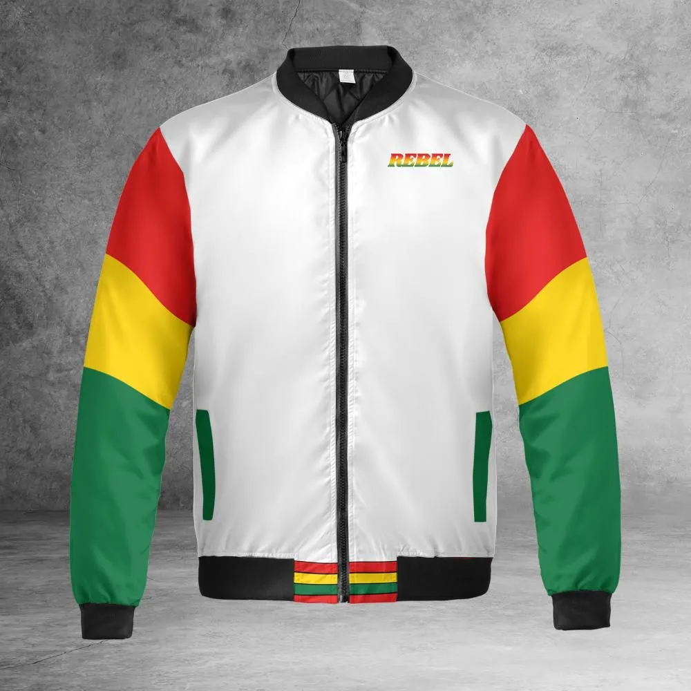 Lion Of Judah Quilted Bomber Jacket