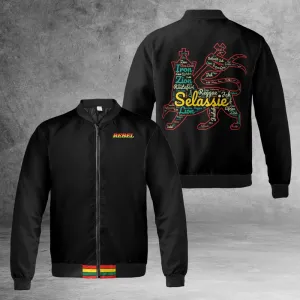 Lion Of Judah Quilted Bomber Jacket