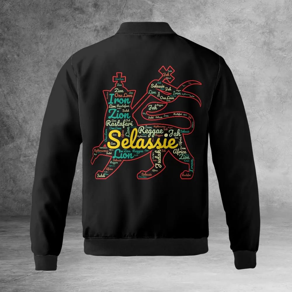 Lion Of Judah Quilted Bomber Jacket