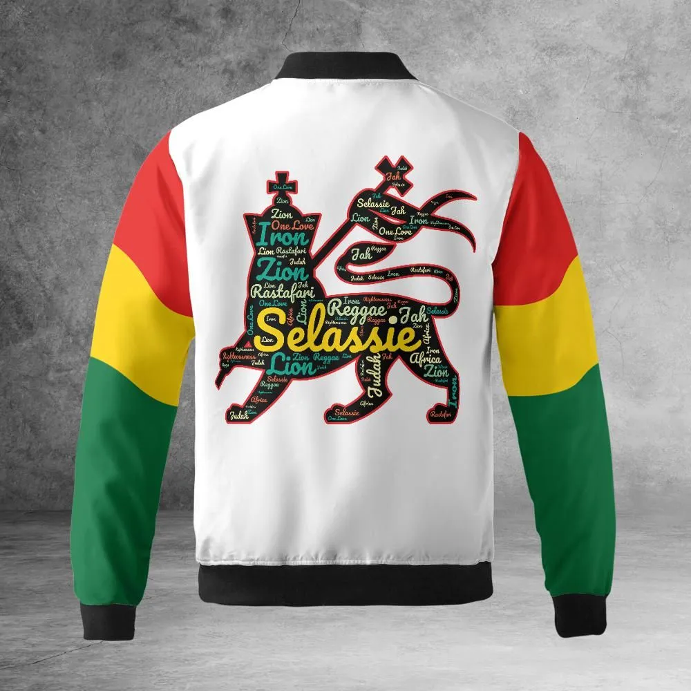 Lion Of Judah Quilted Bomber Jacket