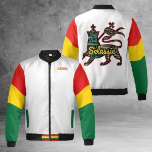 Lion Of Judah Quilted Bomber Jacket