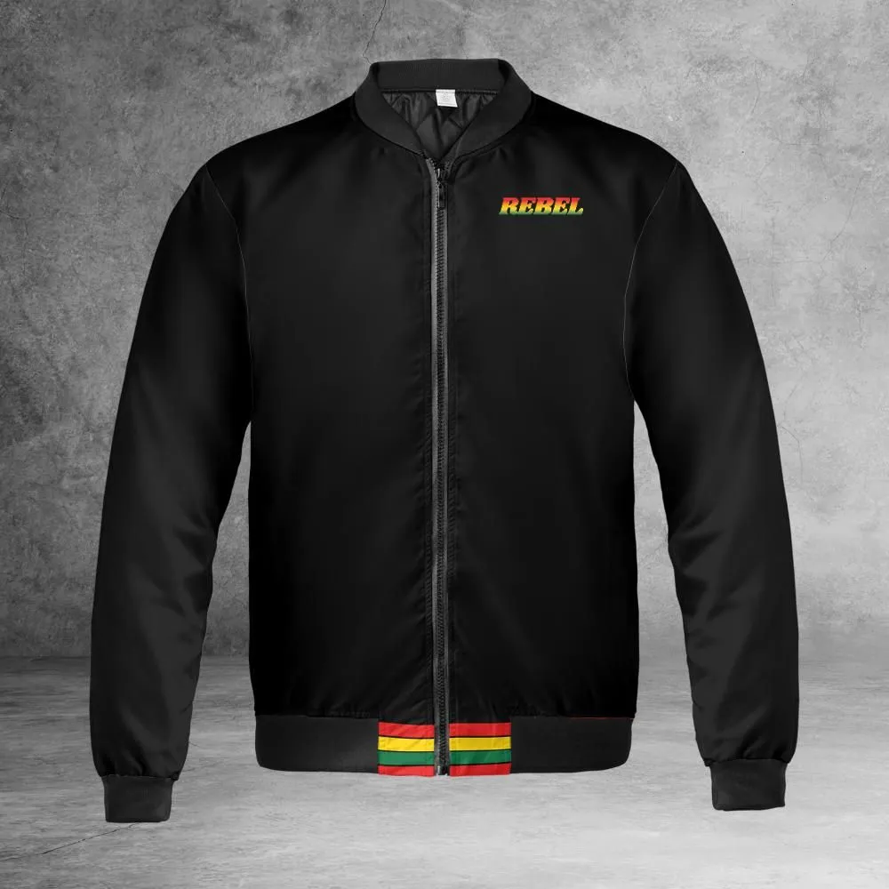 Lion Of Judah Quilted Bomber Jacket