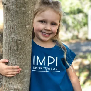 LITTLE IMPI  Girl's Tee - Blue