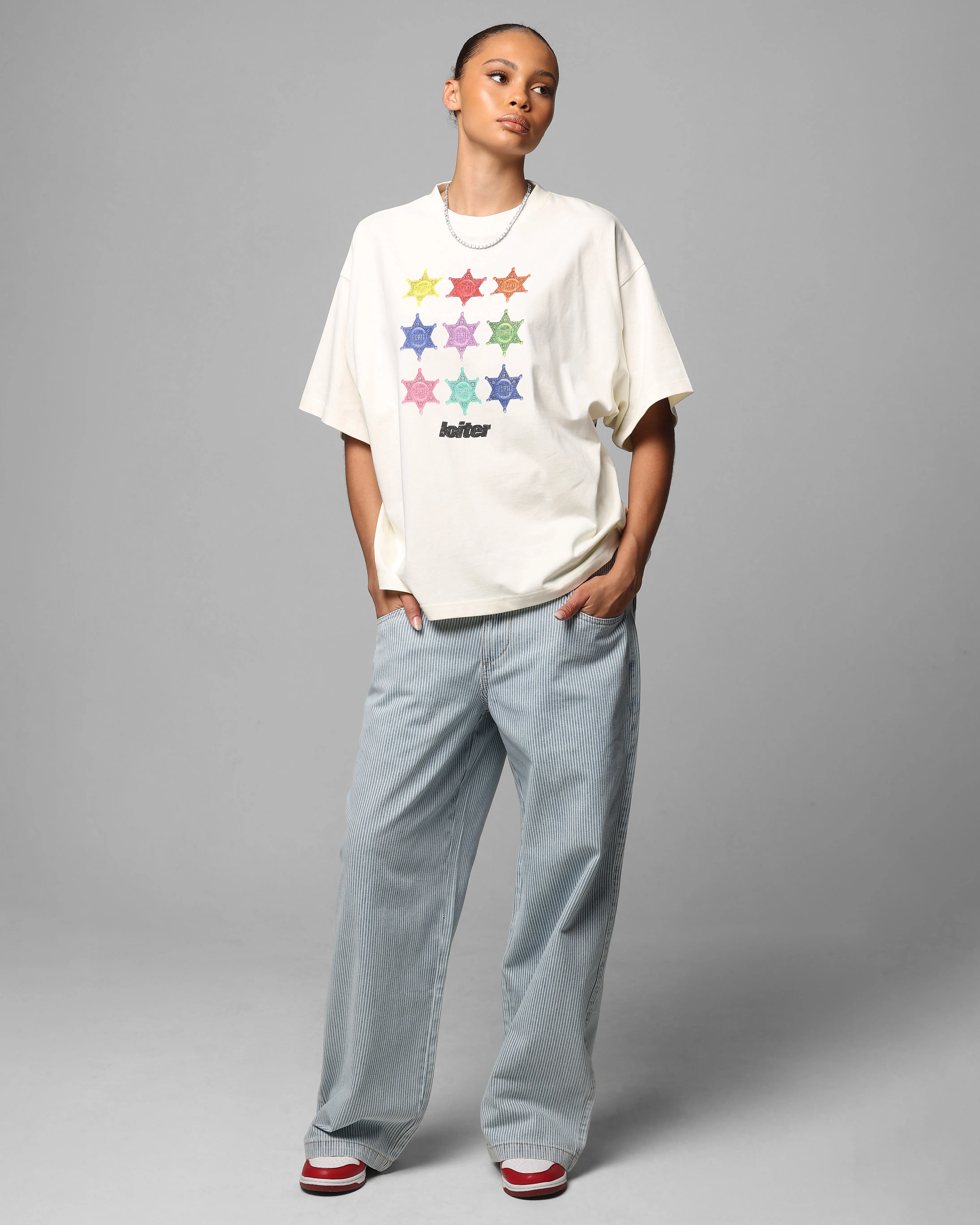 Loiter Sherif Vintage T-Shirt Off White