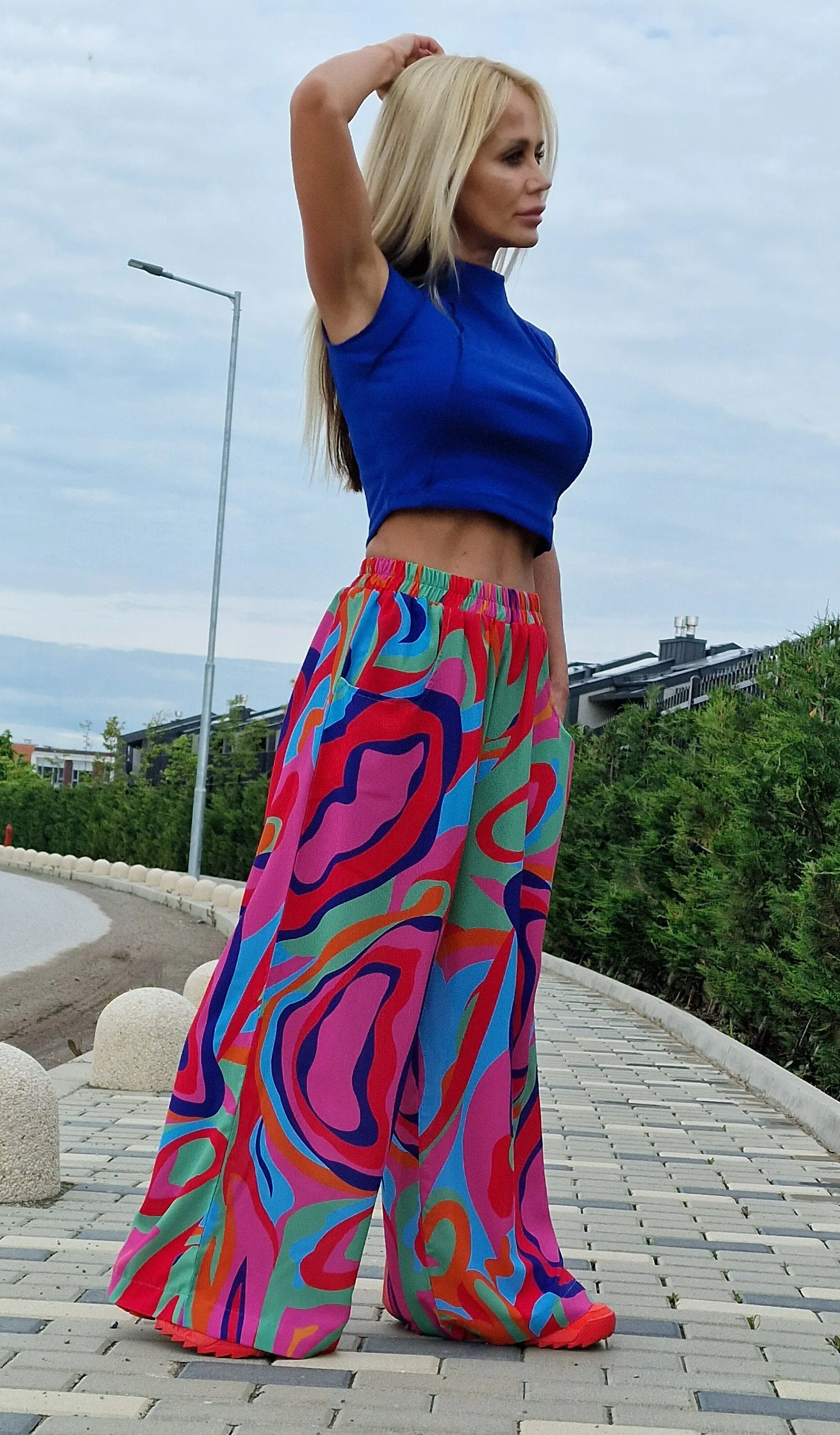 Long Pants, High Waist Pants, Summer Pants, Casual Pants, Boho Trousers, Loose Pants, Extravagant Pants, Avant-garde trousers