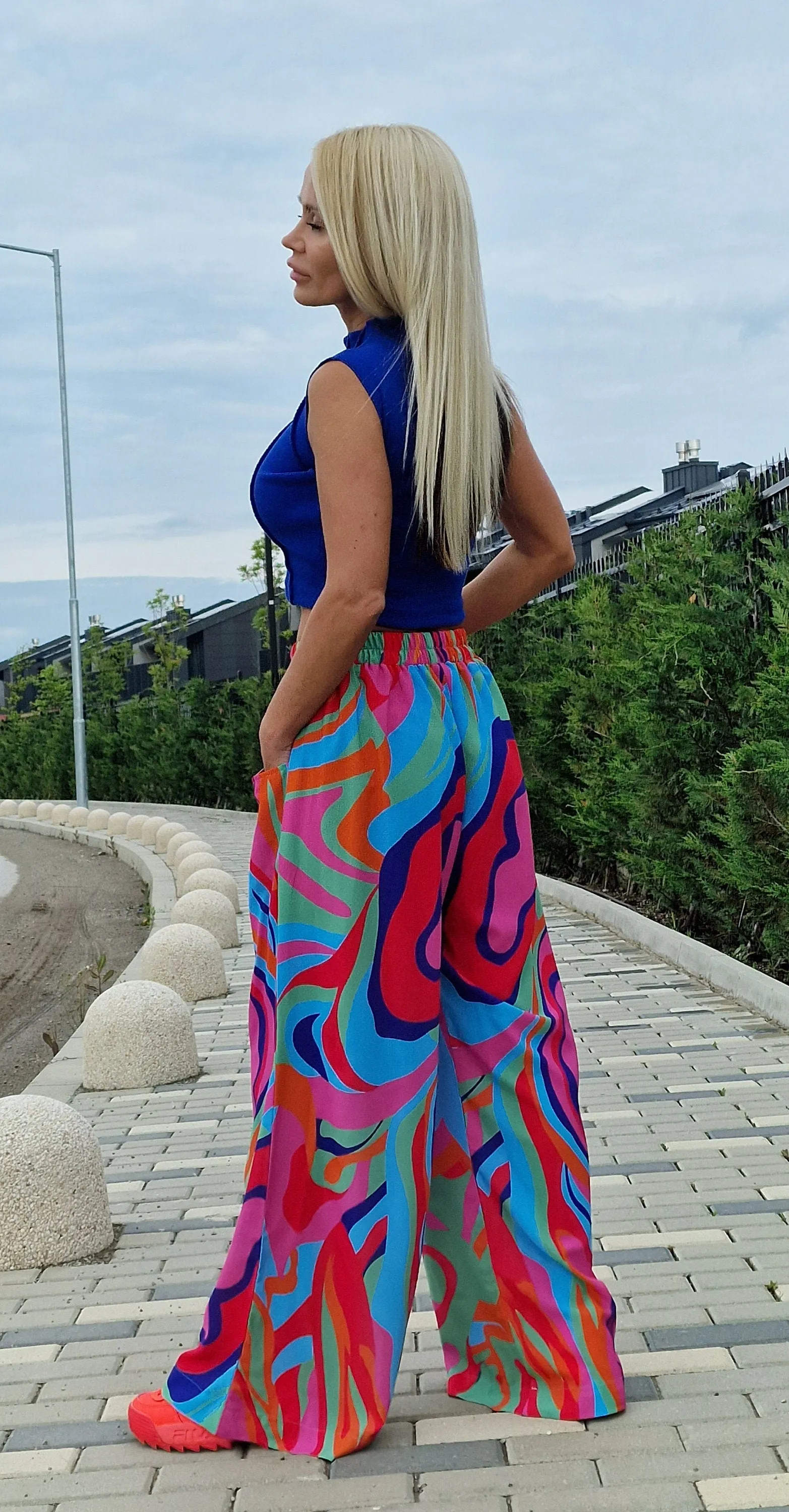 Long Pants, High Waist Pants, Summer Pants, Casual Pants, Boho Trousers, Loose Pants, Extravagant Pants, Avant-garde trousers