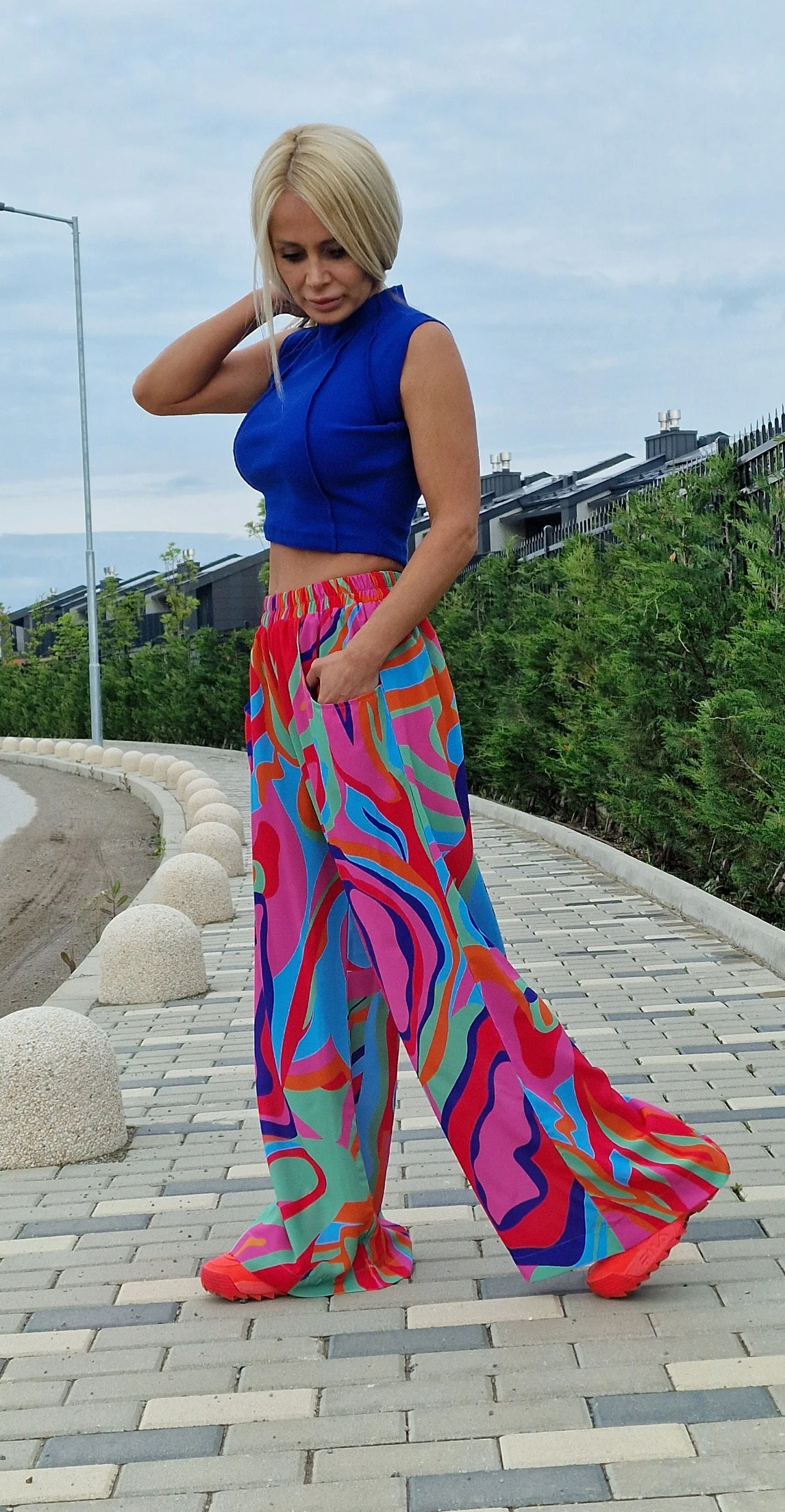 Long Pants, High Waist Pants, Summer Pants, Casual Pants, Boho Trousers, Loose Pants, Extravagant Pants, Avant-garde trousers