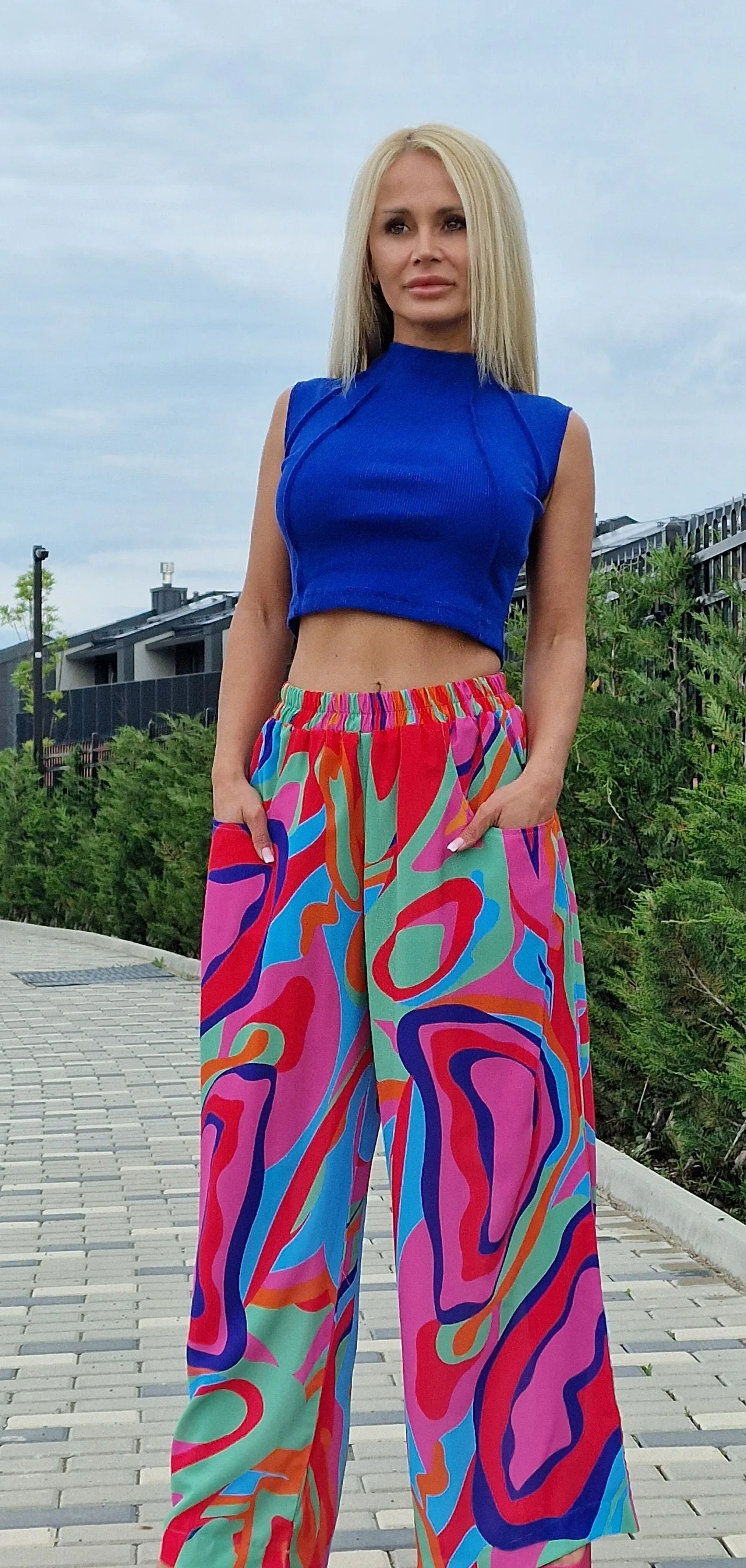 Long Pants, High Waist Pants, Summer Pants, Casual Pants, Boho Trousers, Loose Pants, Extravagant Pants, Avant-garde trousers