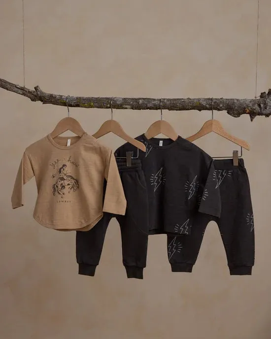 Long Sleeve Tee Pant Set- Boltz