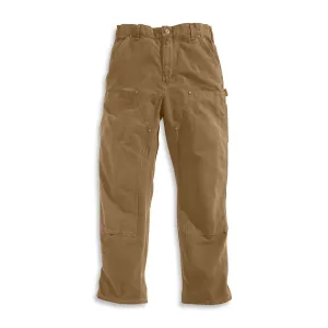 Loose Fit Washed Duck Double-Front Utility Work Pant