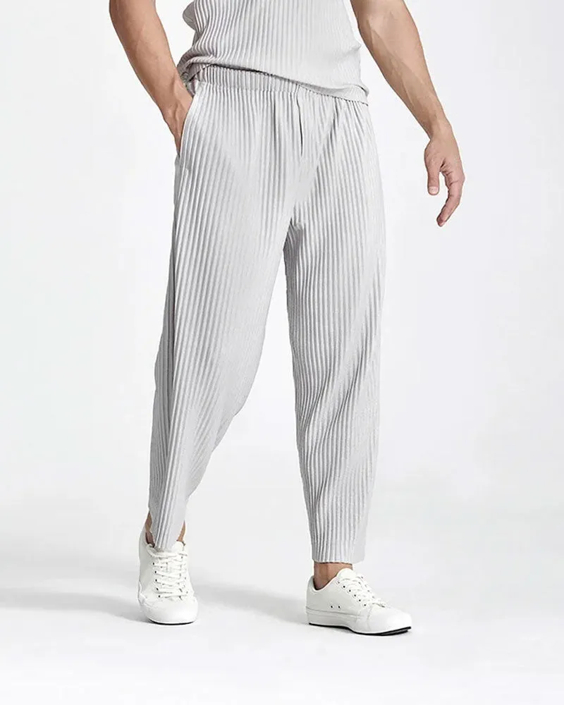 LOOSE PLEATED PANTS