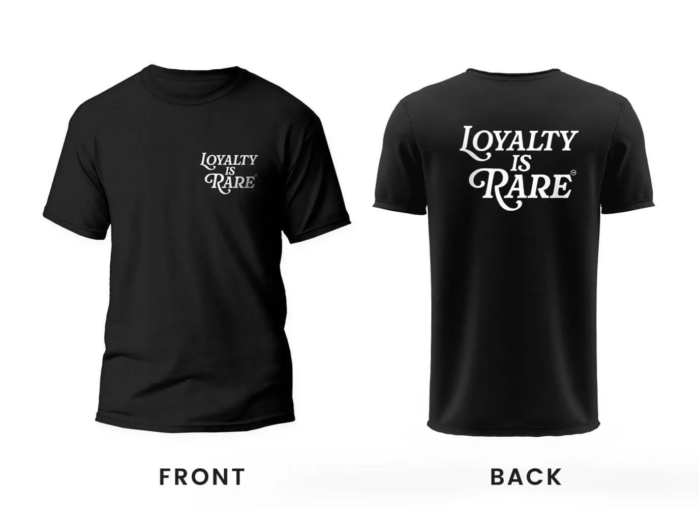 Loyalty Is Rare (WH) | Black Tee