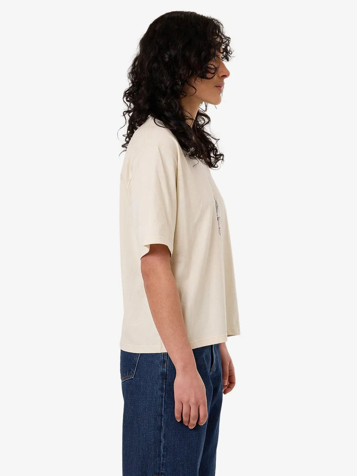 Lupin Square Tee Heritage White