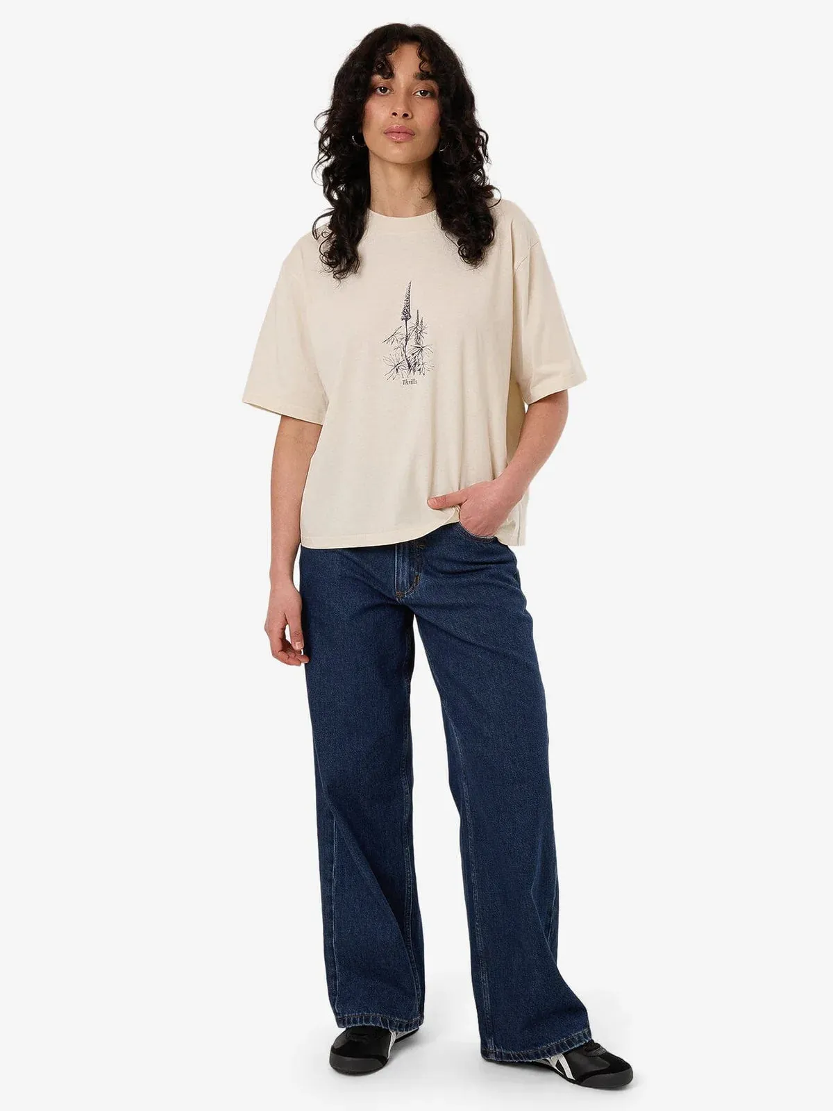 Lupin Square Tee Heritage White