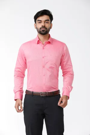 Luxor - Dark Pink  Formal Shirts for Men | Ariser