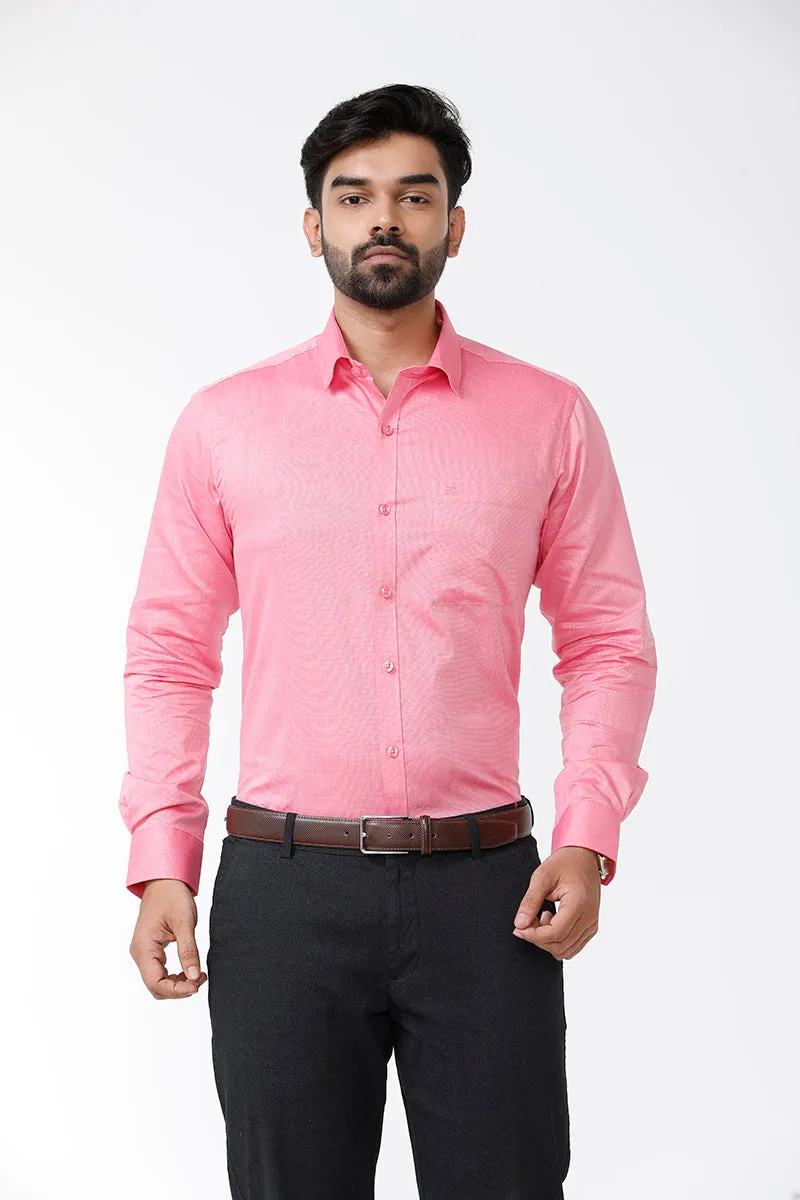 Luxor - Dark Pink  Formal Shirts for Men | Ariser