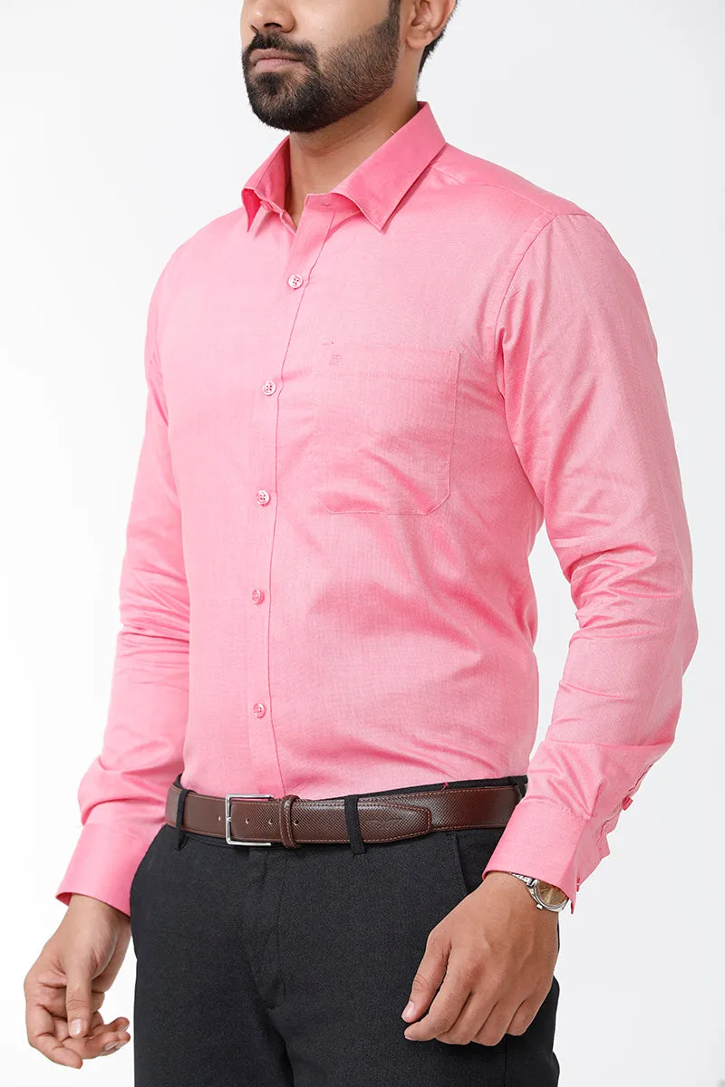 Luxor - Dark Pink  Formal Shirts for Men | Ariser