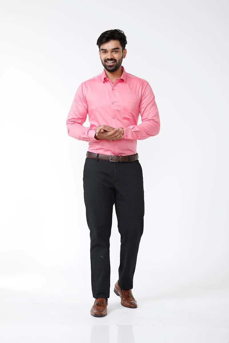 Luxor - Dark Pink  Formal Shirts for Men | Ariser