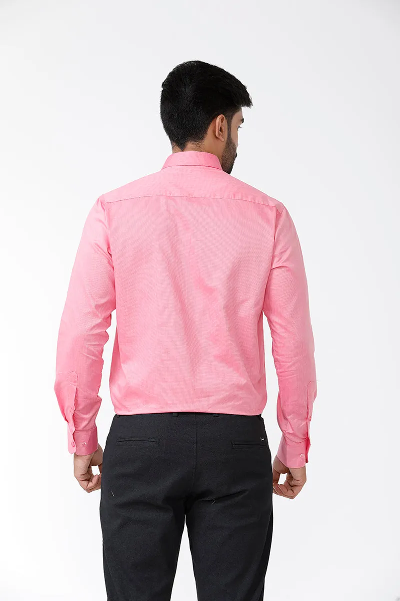 Luxor - Dark Pink  Formal Shirts for Men | Ariser