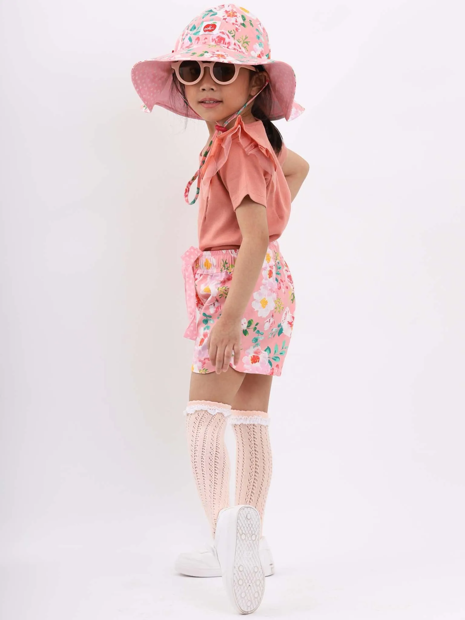 Lyla Pink Watercolour Shorts