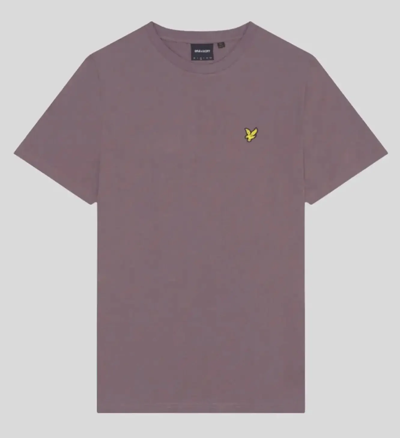 Lyle & Scott Mens Plain T-Shirt Highland Mauve