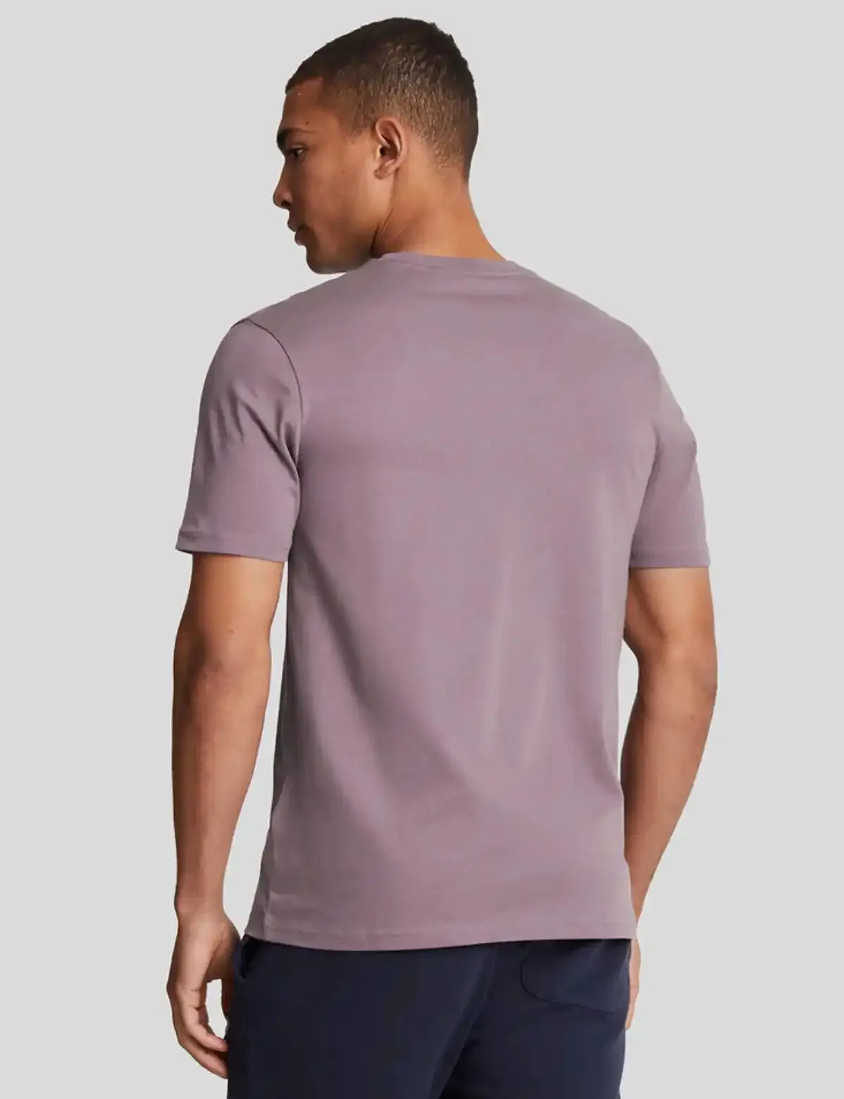 Lyle & Scott Mens Plain T-Shirt Highland Mauve