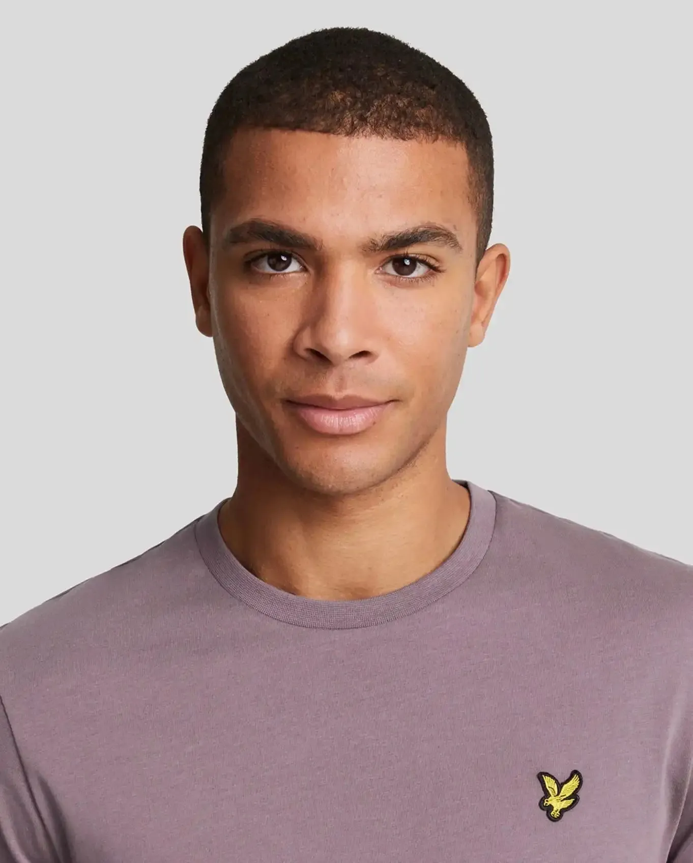 Lyle & Scott Mens Plain T-Shirt Highland Mauve