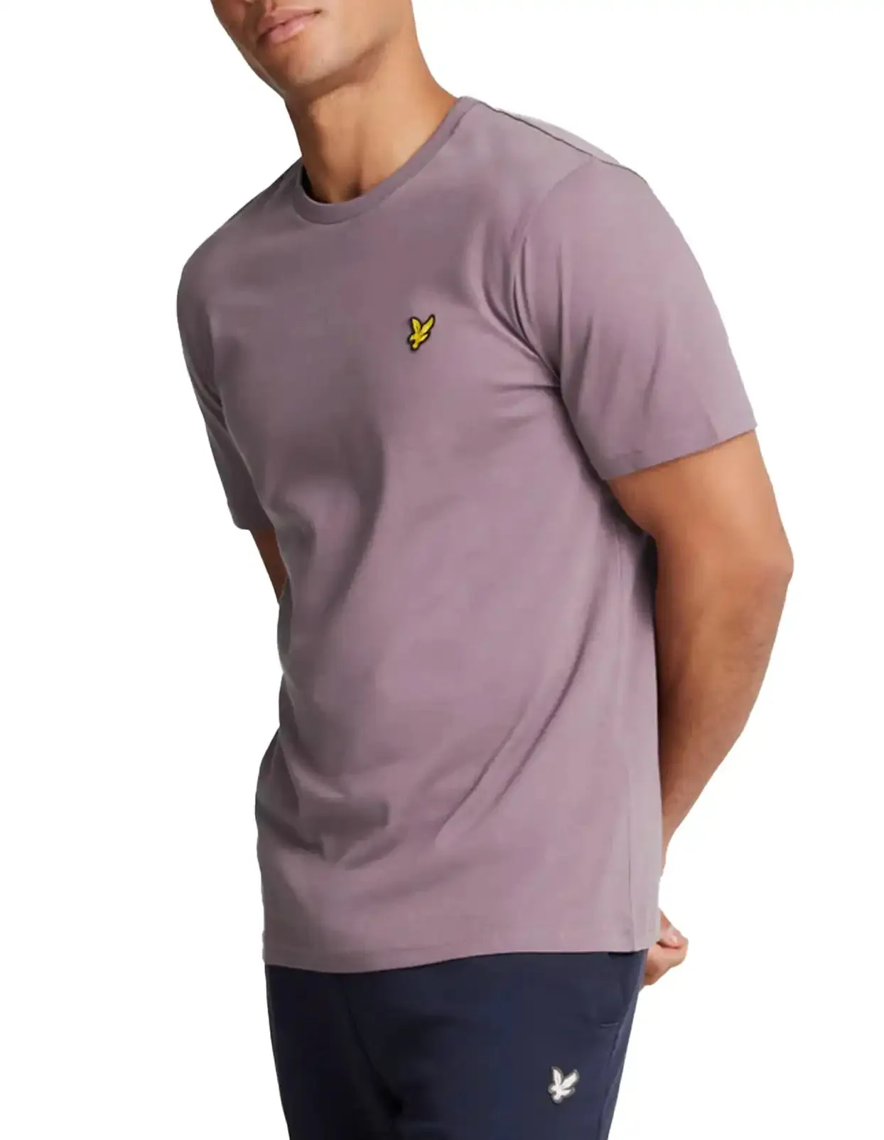 Lyle & Scott Mens Plain T-Shirt Highland Mauve