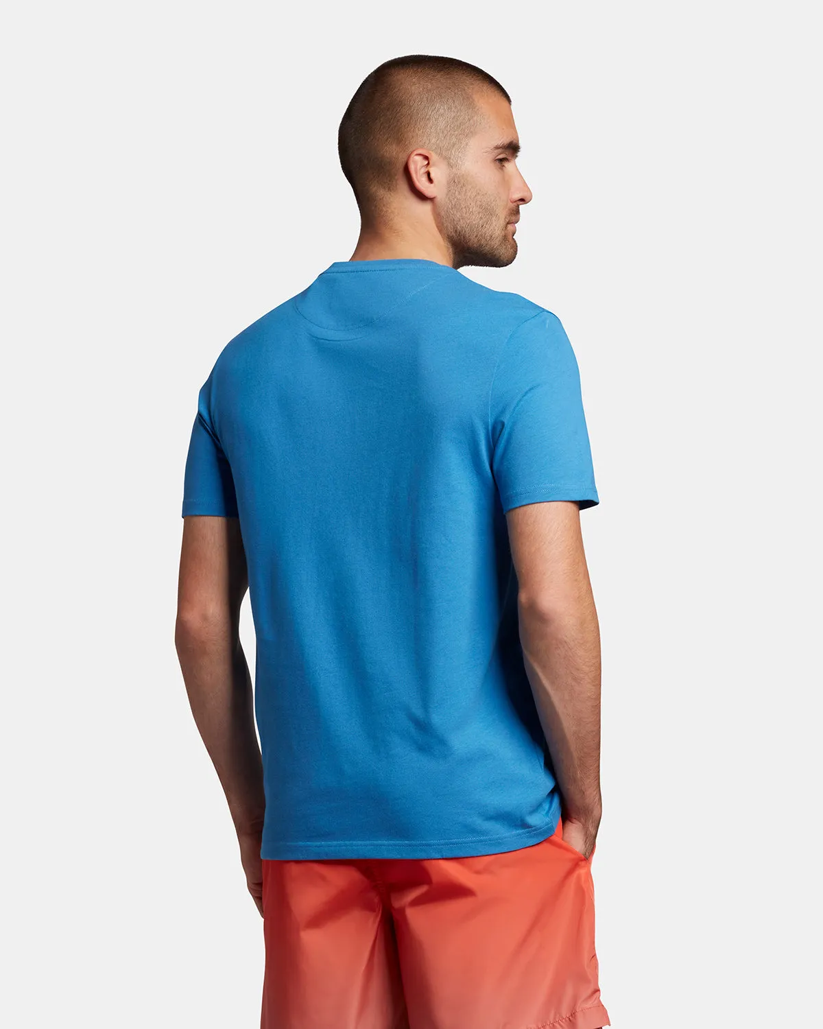 Lyle & Scott Ts400Vog Plain T-Shirt Spring Blue