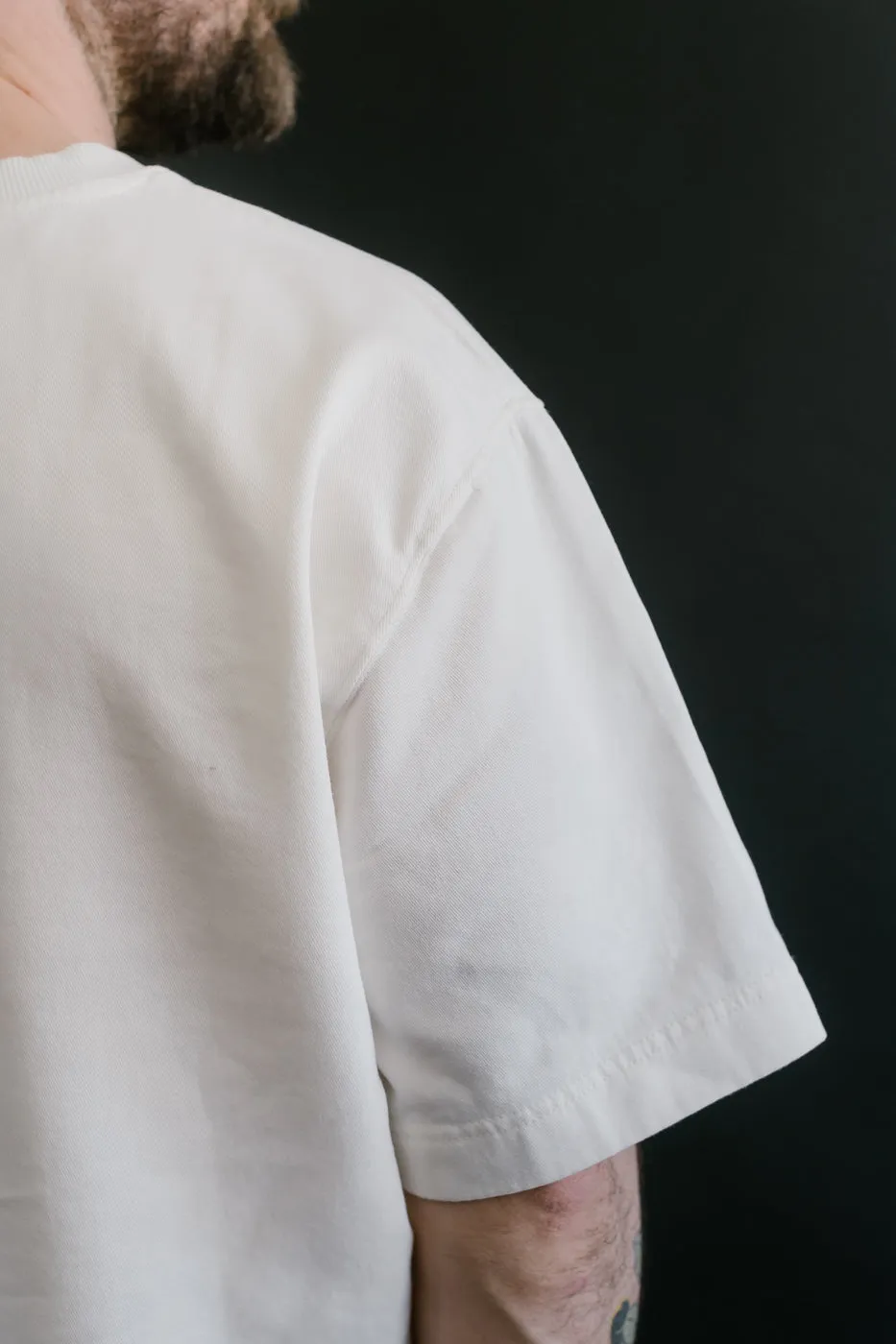 M-J-0001 - Power T Twill Jersey - Milk