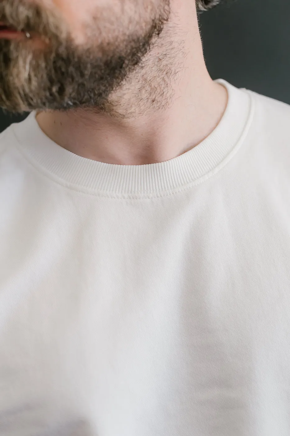 M-J-0001 - Power T Twill Jersey - Milk