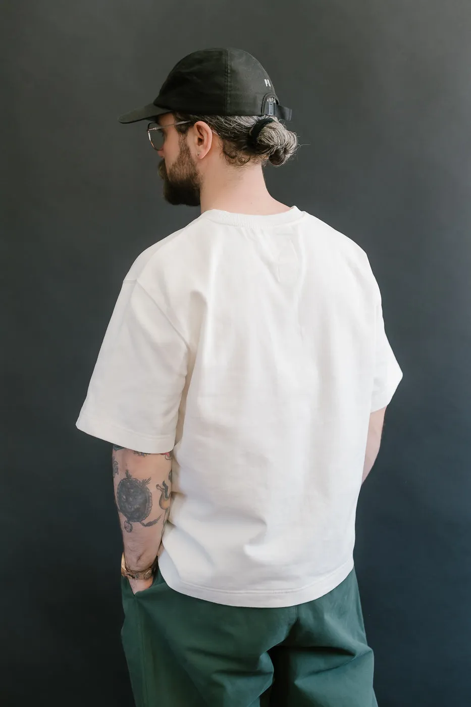 M-J-0001 - Power T Twill Jersey - Milk