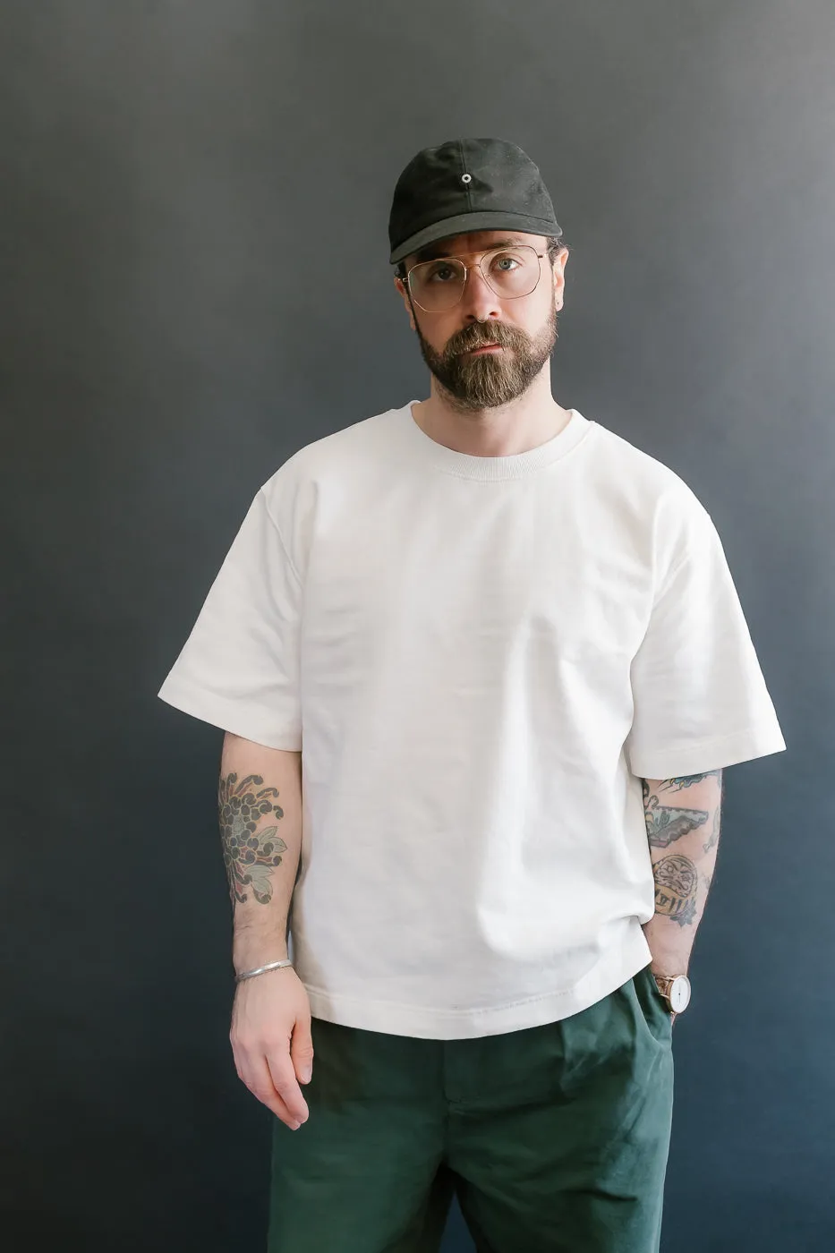 M-J-0001 - Power T Twill Jersey - Milk