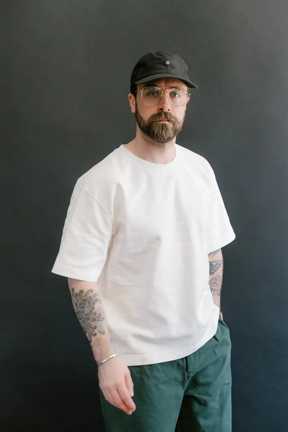 M-J-0001 - Power T Twill Jersey - Milk