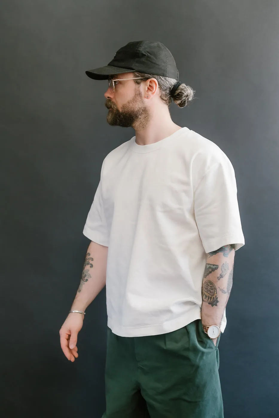 M-J-0001 - Power T Twill Jersey - Milk