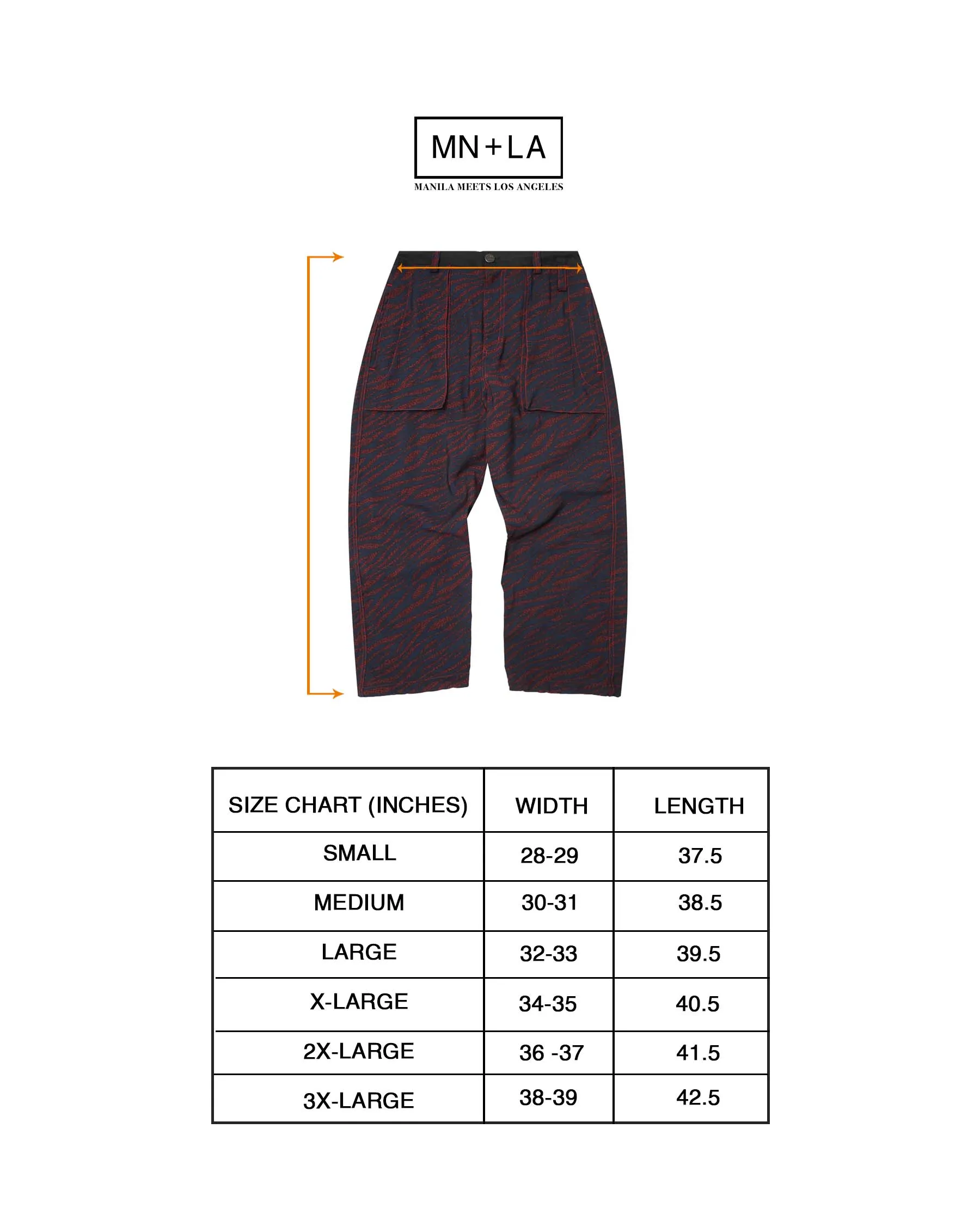 M  OVER POCKET PHAT PANTS IN PARTY ANIMAL