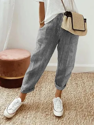 Maria - Striped Pants