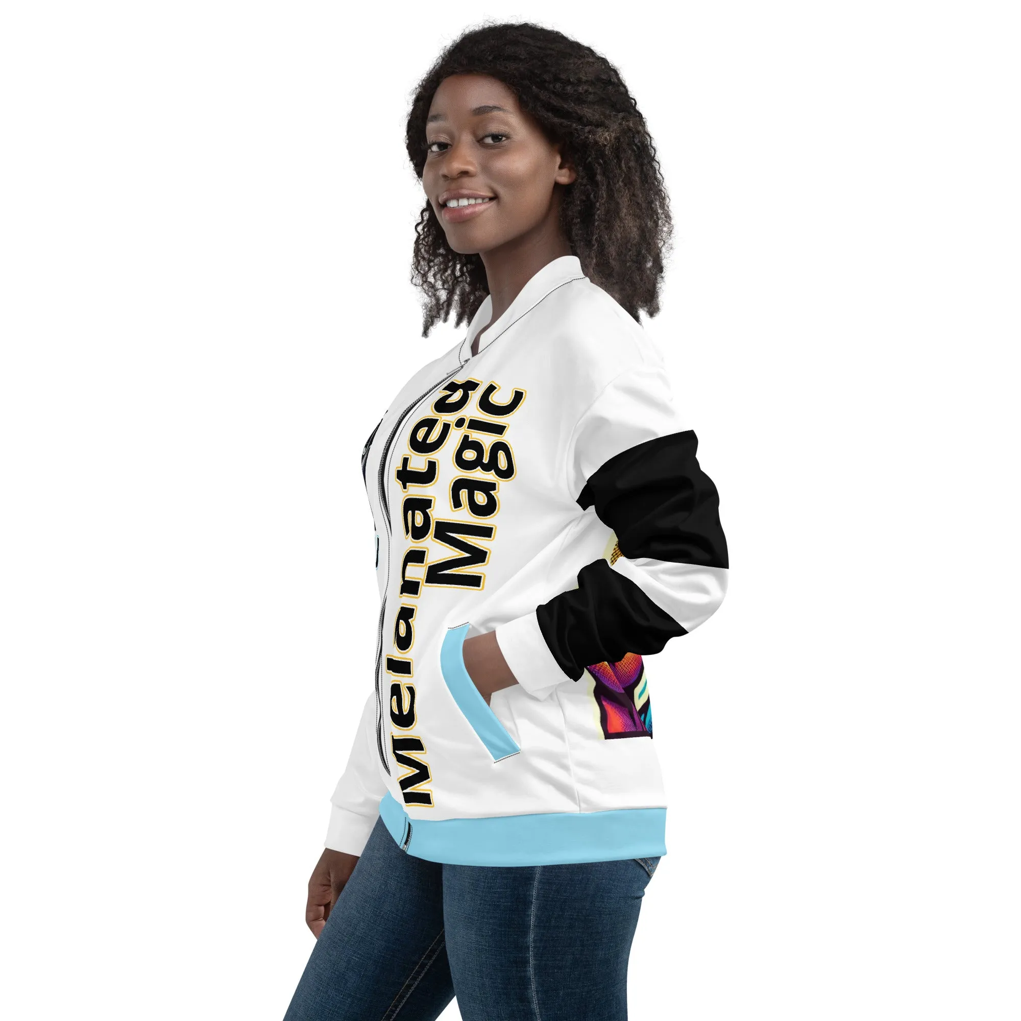 Melanated Magic Unisex Bomber Jacket - Male