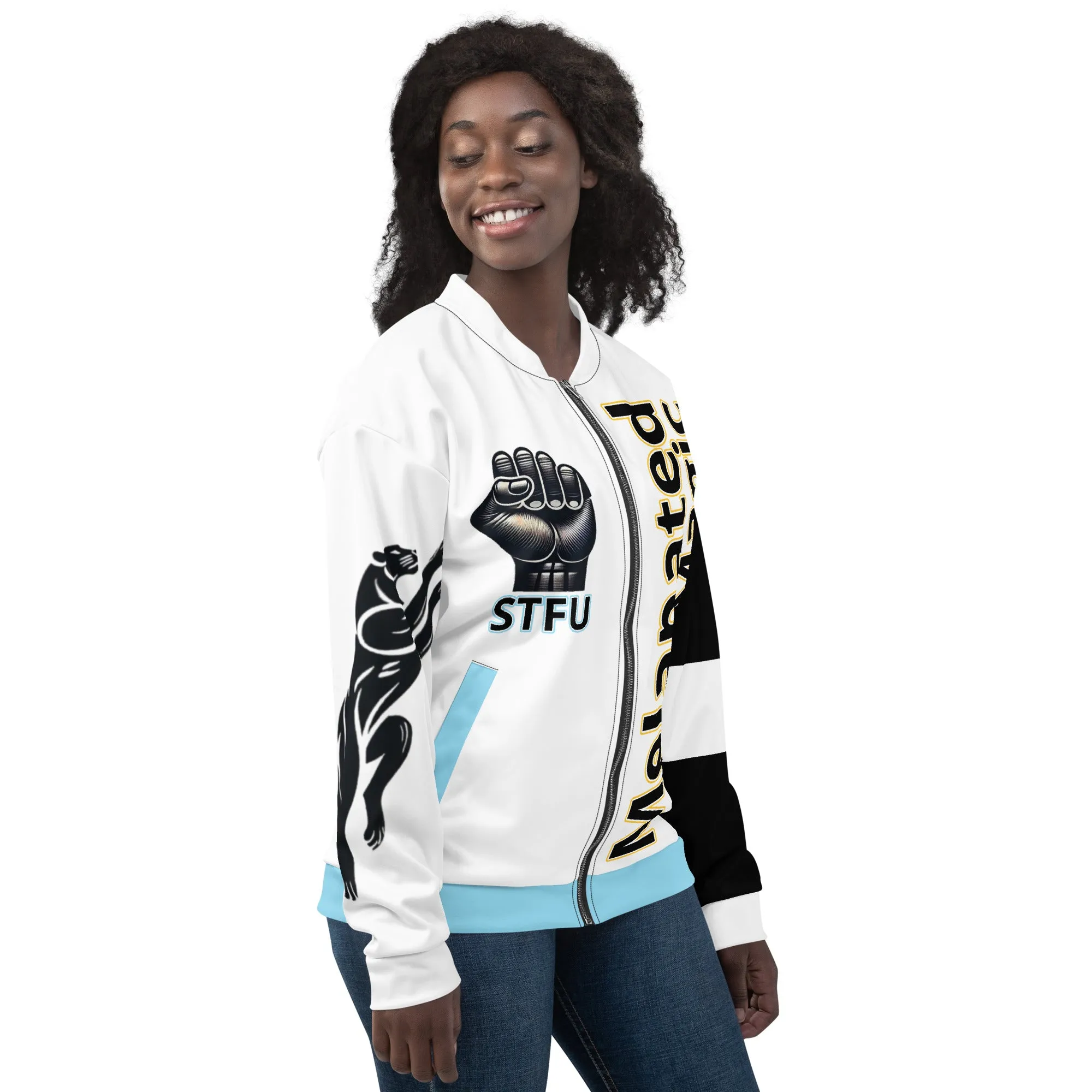 Melanated Magic Unisex Bomber Jacket - Male