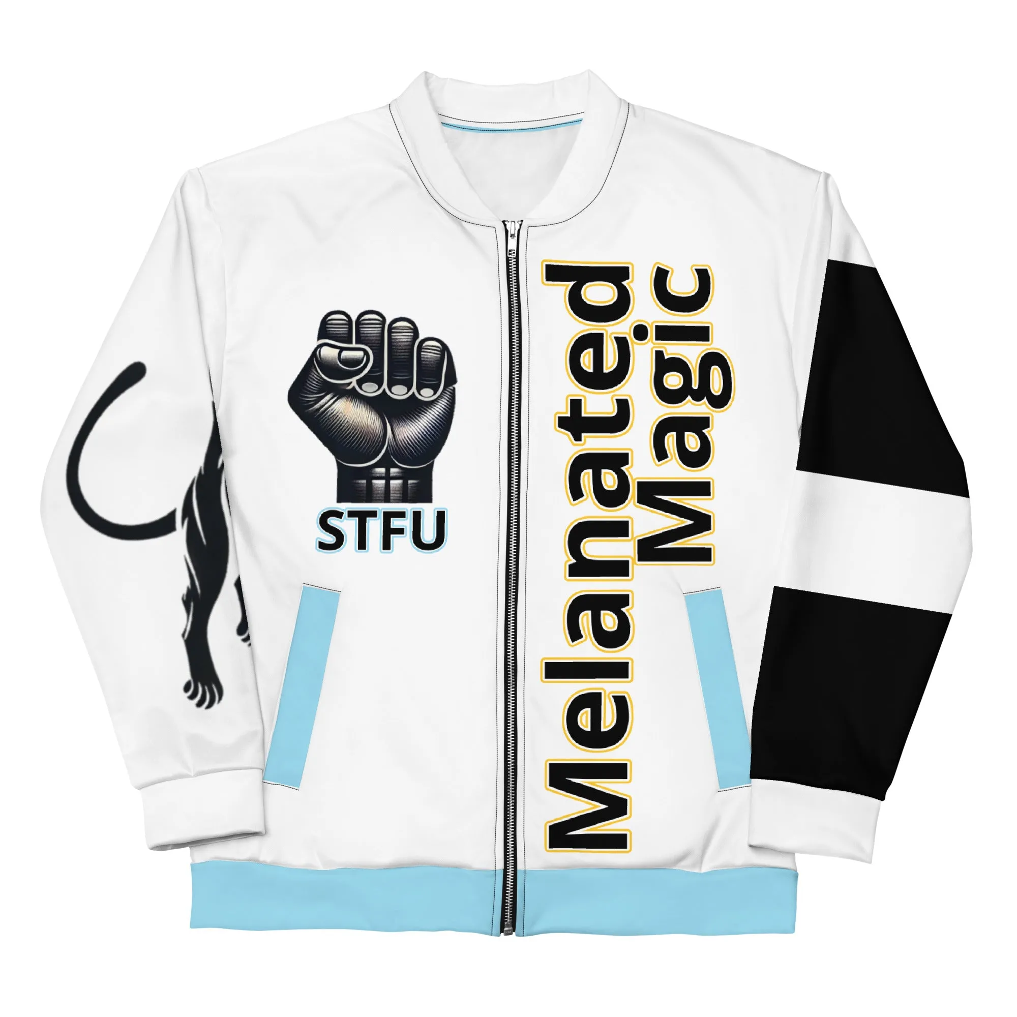 Melanated Magic Unisex Bomber Jacket - Male