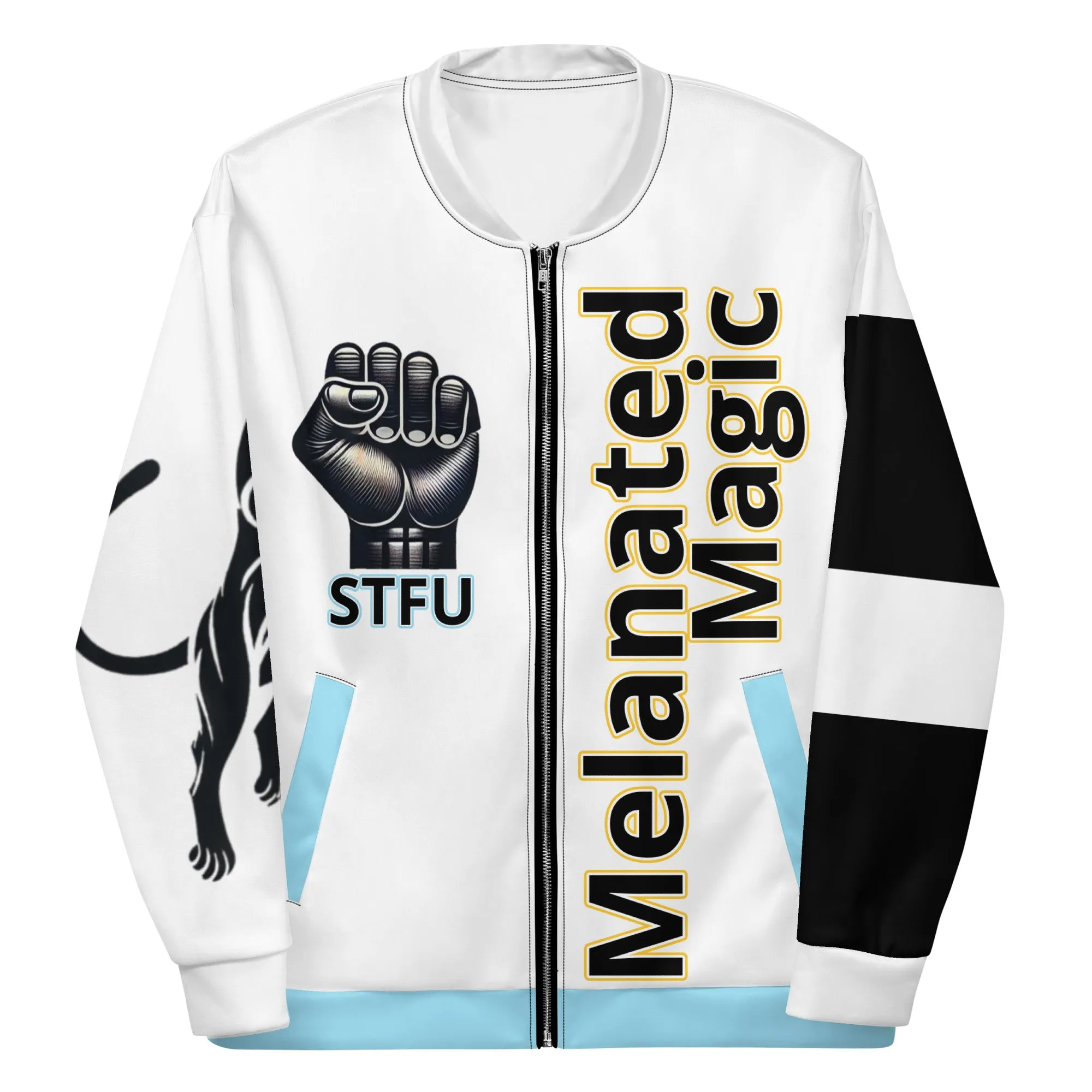 Melanated Magic Unisex Bomber Jacket - Male