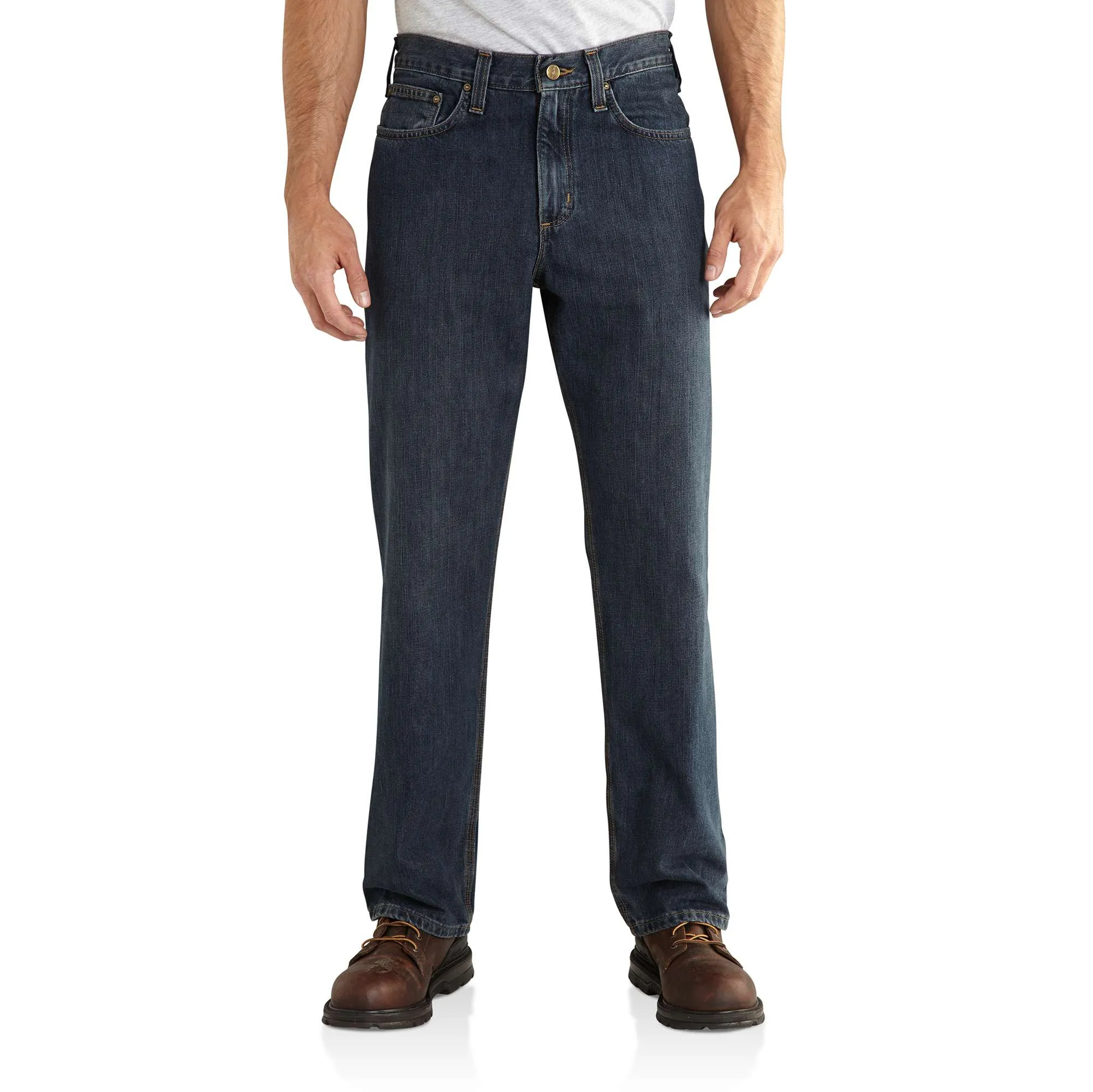 Men's 5-Pocket Jeans - Relaxed Fit - Midweight
