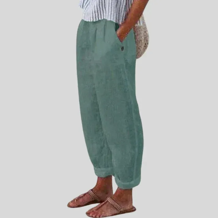 Men's Bine Linen Trousers