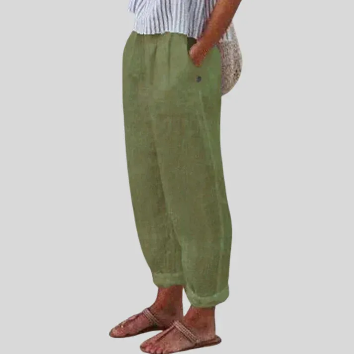 Men's Bine Linen Trousers