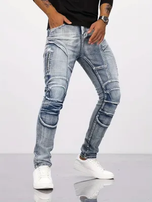 Men's Liam Skinny Biker Jeans: Casual Style