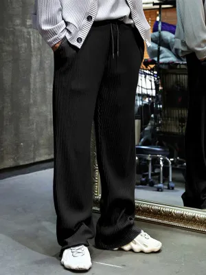 Men's Loose Draped Vintage Straight Pants